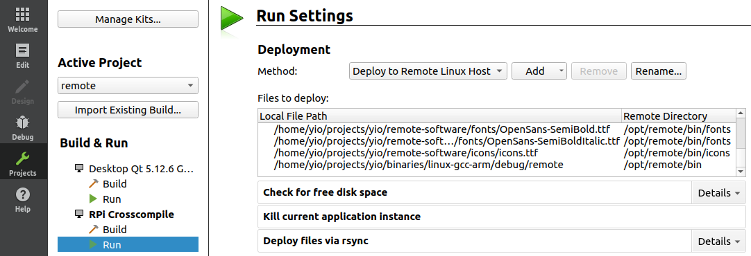 Qt Device Deployment